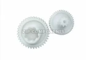 Блок шестеренок 2шт M700, D=82 H=82/18mm 38 кос. зуб, D=66/24 H=35/14 d=8mm 9 и 41 косой зуб