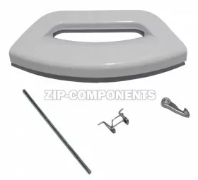 Ручка люка Indesit, серия FUTURA, белая C00285747