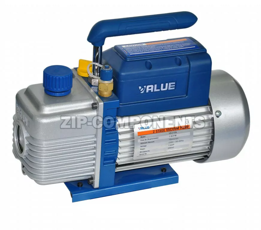 Вакуумный насос VALUE VE-215N 2-ступенчатый 42 л/мин