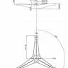 Крестовина барабана (низкий вал 78 мм) Samsung DC97-00124D